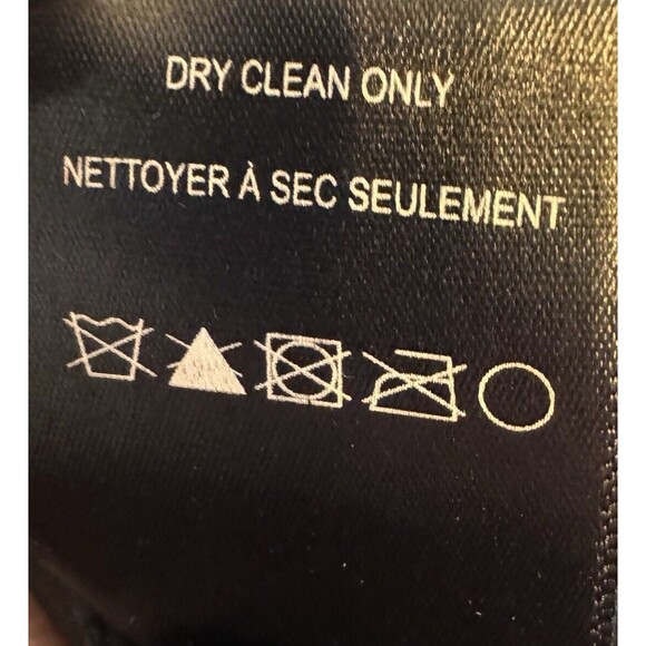 Tahari Coat Women's Size XL Wool Blend Pea Coat Lined Pockets Dark‎ Gray Black - Picture 14 of 14